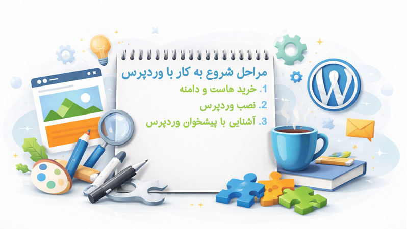 مراحل شروع به کار با وردپرس