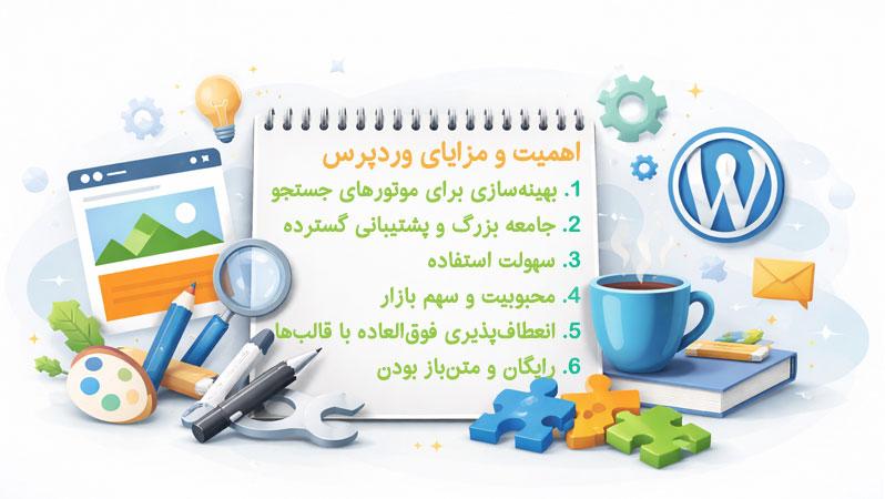 اهمیت و مزایای وردپرس