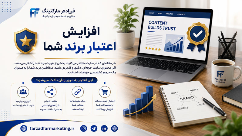 افزایش اعتبار برند شما