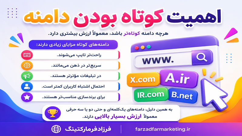 اهمیت کوتاه بودن دامنه